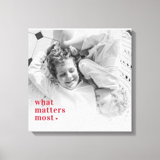 De Foto van Trendy & wat telt het positiefst RedQu Canvas Afdruk (Voorkant)