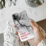 De Foto van Trendy & wat telt het positiefst RedQu iPhone 11Pro Max Hoesje<br><div class="desc">Leg de essentie van de mooie momenten van het leven vast met onze exclusieve Trendy Photo & What Matters Most Positive Red producten. Verwen positiviteit en stijl in je dagelijks leven met dit unieke collectie dat moderne trends naadloos combineert met tijdloze sentimenten. Of u nu uzelf behandelt of een geliefde...</div>