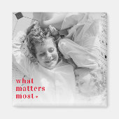 De Foto van Trendy & wat telt het positiefst RedQu Magneet (Voorkant)