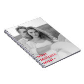 De Foto van Trendy & wat telt het positiefst RedQu Notitieboek (Rechterzijde)