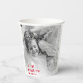 De Foto van Trendy & wat telt het positiefst RedQu Papieren Bekers (Voorkant)