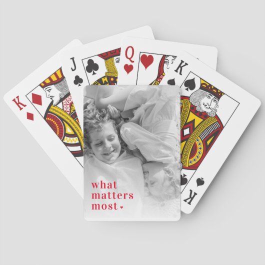 De Foto van Trendy & wat telt het positiefst RedQu Pokerkaarten (Achterkant)