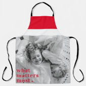 De Foto van Trendy & wat telt het positiefst RedQu Schort (Voorkant)