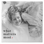 De Foto van Trendy & wat telt het positiefst RedQu Tegeltje (Voorkant)