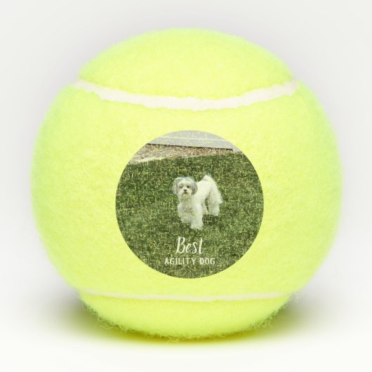 De foto van uw dichter is aangepast aan tekst tennisballen (Achterkant)