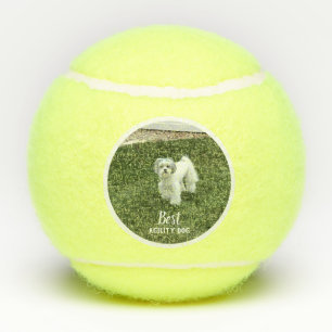De foto van uw dichter is aangepast aan tekst tennisballen