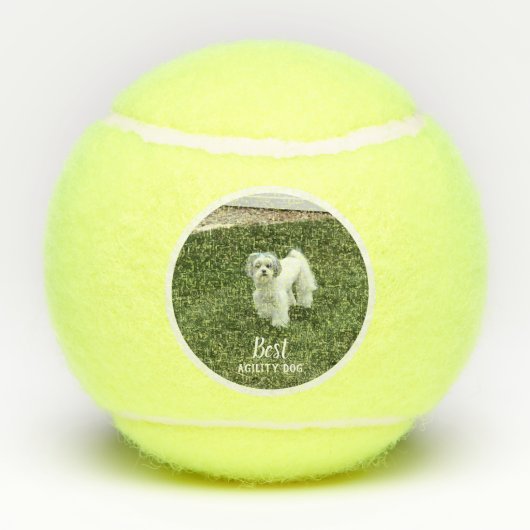 De foto van uw dichter is aangepast aan tekst tennisballen (Achterkant)