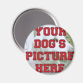 De foto van uw hond Gepersonaliseerd Magneet (Voorkant / Achterkant)