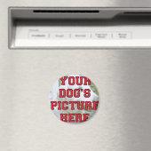 De foto van uw hond Gepersonaliseerd Magneet (Insitu (Vaatwasser))
