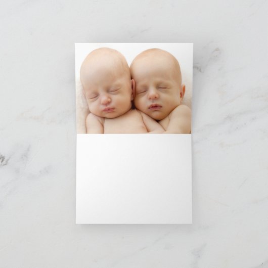 De Foto van zegen dankt u Notecard Bedankkaart (Binnen)