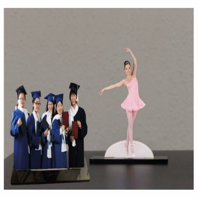 De Fotobeelden van de douane veranderen een foto i Staand Fotobeeldje (Voorkant)