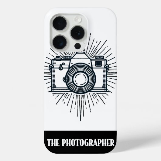 De Fotograaf Minimaal Tarot Stijl Fotografie Case-Mate iPhone Case (Achterkant)