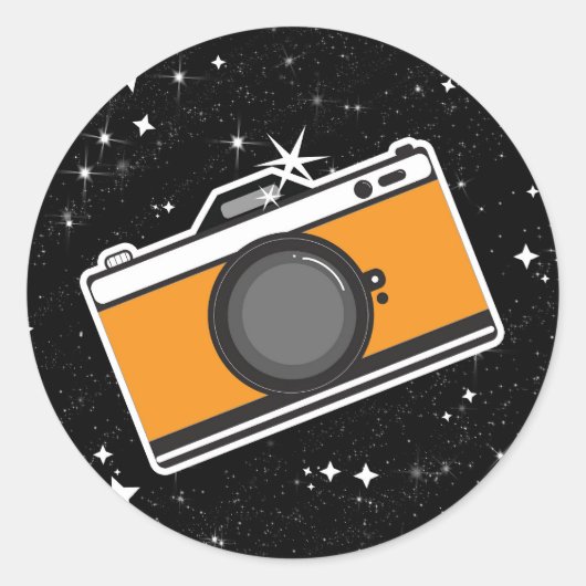 De Fotograaf Mystieke Tarot Fotografie Ronde Sticker (Voorkant)