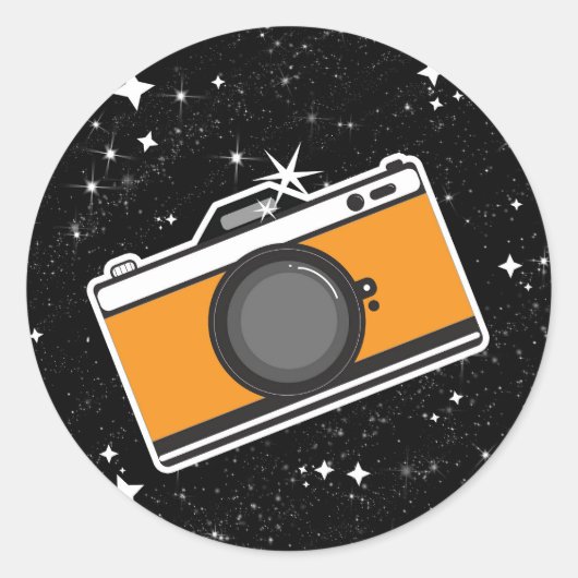 De Fotograaf Mystieke Tarot Fotografie  Ronde Sticker (Voorkant)
