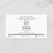 De fotograaf Mystieke Tarot Fotografie Visitekaartje (Achterkant)