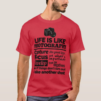 De Fotografie van de camera Citaat Gift voor een F T-shirt