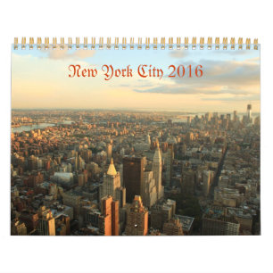 De fotografiekalender van de Stad 2016 van New Kalender