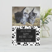 De Fotokaart van de Druk van het Web van Gestellen Feestdagenkaart (Staand voorkant)