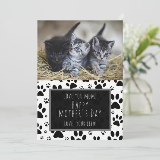 De Fotokaart van de Druk van het Web van Gestellen Feestdagenkaart (Staand voorkant)