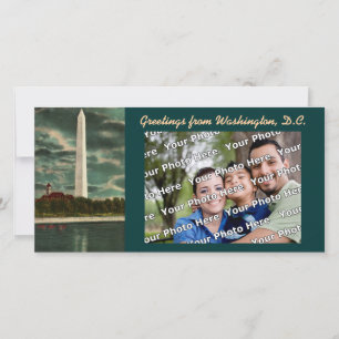 De fotokaart van het Washington Monument