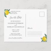 De Foto's van de Douane van Lemons sparen de Datum Aankondigingskaart (Achterkant)