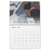 De foto's van de familie van de douane maken uw ei kalender (Feb 2026)