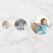 De foto's van de verandering om uw eigen gepersona confetti (Achterkanten)