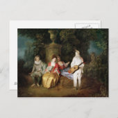 de Foursome, c.1713 Briefkaart (Voorkant / Achterkant)
