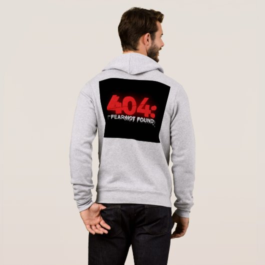 De Foutcode Die Loopt op Vertrouwen Hoodie (Achterkant volledig)