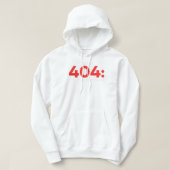 De Foutcode Die Loopt op Vertrouwen Hoodie (Design voorkant)