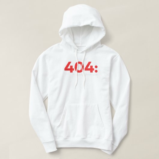 De Foutcode Die Loopt op Vertrouwen Hoodie (Design voorkant)