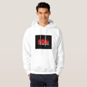 De foutcode die op vertrouwen draait hoodie (Voorkant volledig)