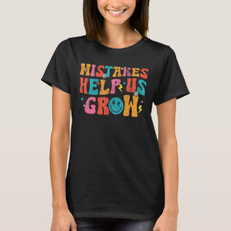 De fouten helpen ons de eerste dag van terug naar t-shirt