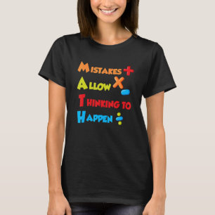 De fouten laten het Denken toe om wiskundige Wisku T-shirt