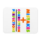 De fouten plus de Correctie evenaart Perfectie Magneet (Horizontaal)