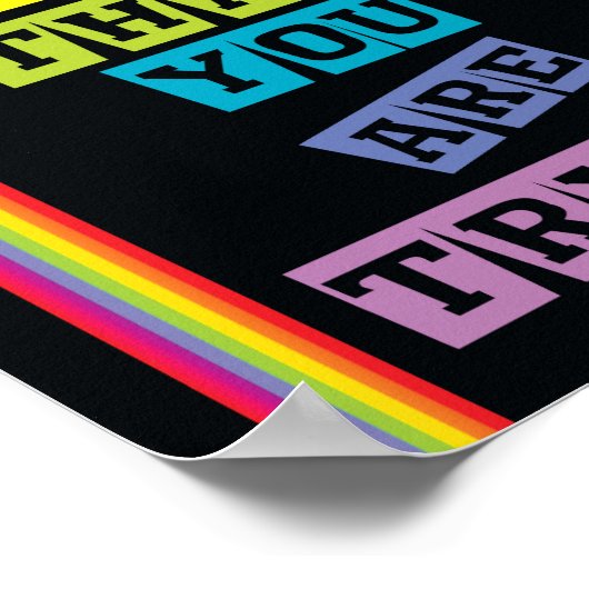 De fouten zijn bewijs dat u klaslokaal probeert poster (Hoek)