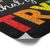 De fouten zijn bewijs u groeimijlpaal probeert poster (Hoek)