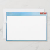 De Foutenmelding van de geek sparen de Blauwe Uitn Save The Date (Achterkant)