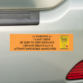 De foutmelding bumpersticker (Op auto)