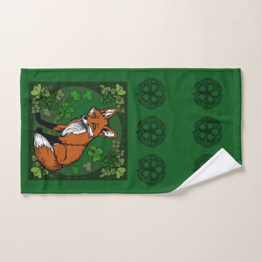De Fox en de Shamrocks Handdoek (Handdoek)