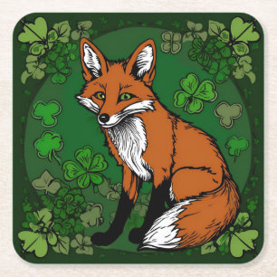 De Fox en de Shamrocks Kartonnen Onderzetters