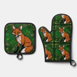 De Fox en de Shamrocks Ovenwant & Pannenlap Set