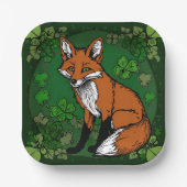 De Fox en de Shamrocks Papieren Bordje (Voorkant)