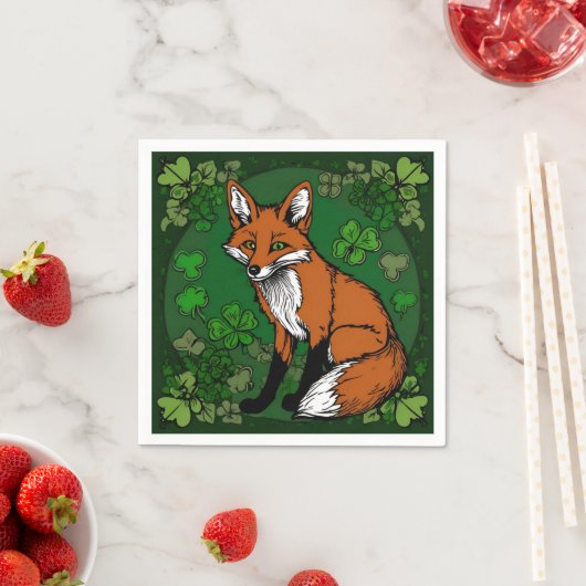 De Fox en de Shamrocks Servet (Insitu)