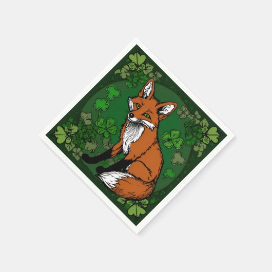 De Fox en de Shamrocks Servet (Hoek)