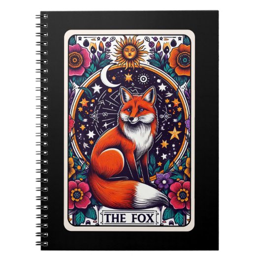De Fox Spirit Tarot Kaart Notitieboek (Voorkant)