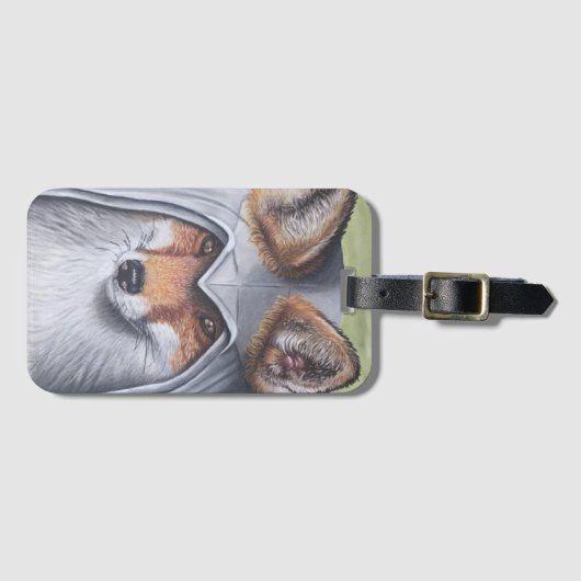 De Foxy Assassin Bagagelabel (Voorkant (horizontaal))