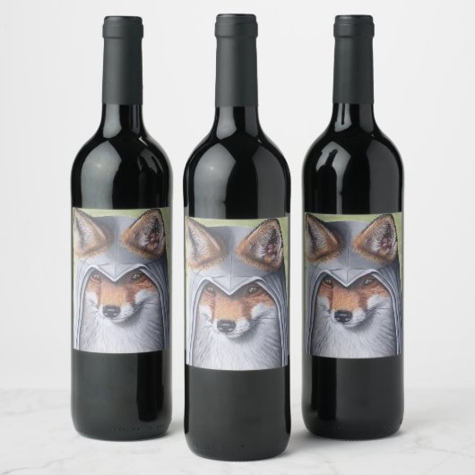 De Foxy Assassin Wijn Etiket (Flessen)