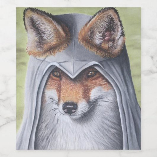 De Foxy Assassin Wijn Etiket (Enkel label)