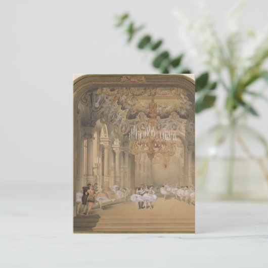 De Foyer van de Opera tijdens het interval Briefkaart (Staand voorkant)